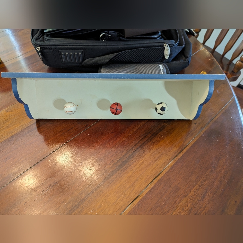 Boys Coat/Hat rack with shelf
